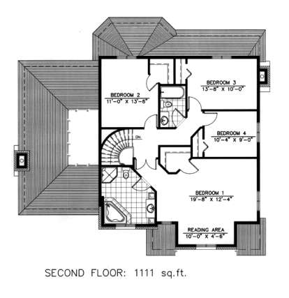Floorplan 2 for House Plan #1785-00063