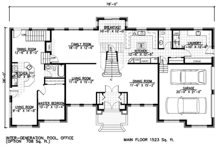 House Plan House Plan #9537 Drawing 1