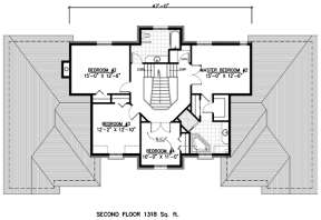 Floorplan 2 for House Plan #1785-00064