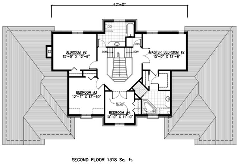 House Plan House Plan #9537 Drawing 2