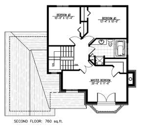 Floorplan 2 for House Plan #1785-00065
