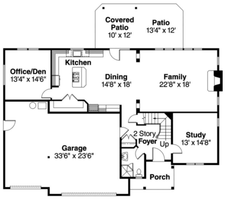 House Plan House Plan #954 Drawing 1