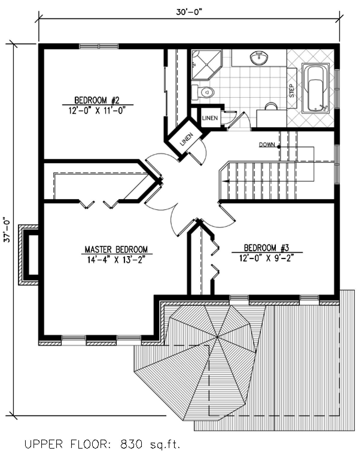 Floorplan 2 for House Plan #1785-00068
