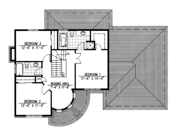 House Plan House Plan #9542 Drawing 2