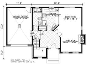 Floorplan 1 for House Plan #1785-00070