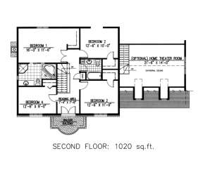 Floorplan 2 for House Plan #1785-00071