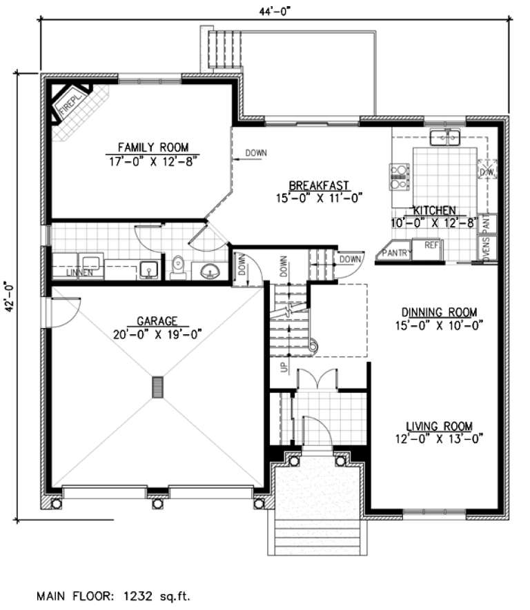 House Plan House Plan #9546 Drawing 1