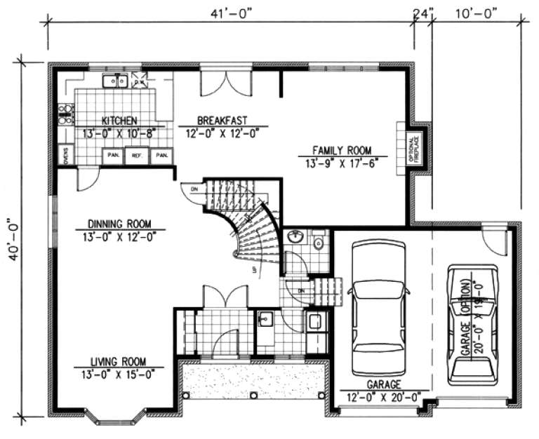 House Plan House Plan #9548 Drawing 1