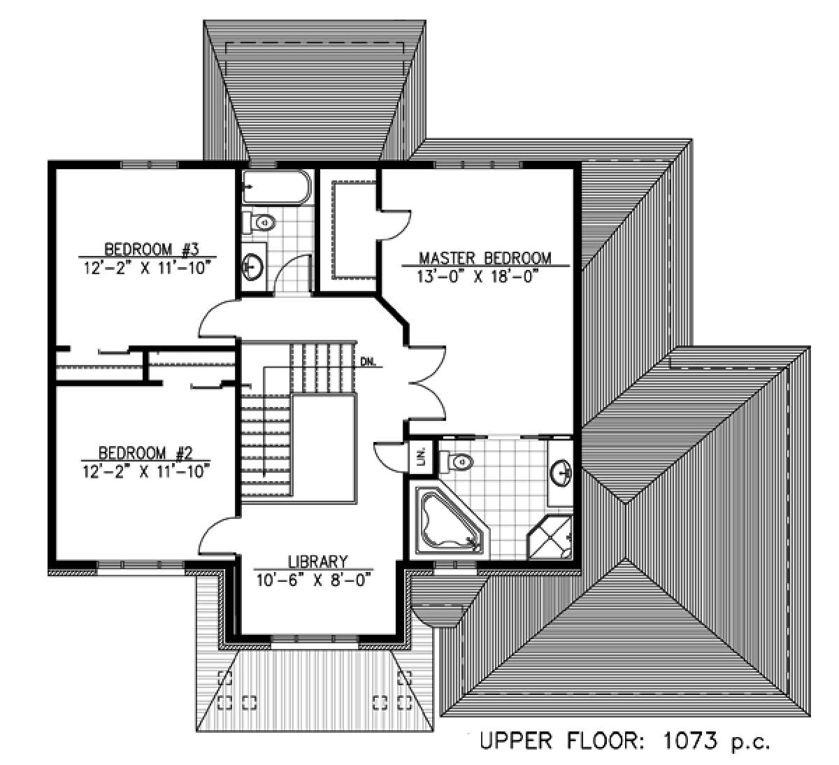 Floorplan 2 for House Plan #1785-00076