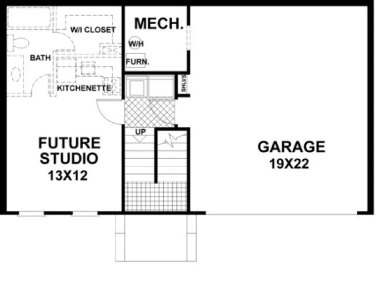 House Plan House Plan #955 Drawing 1