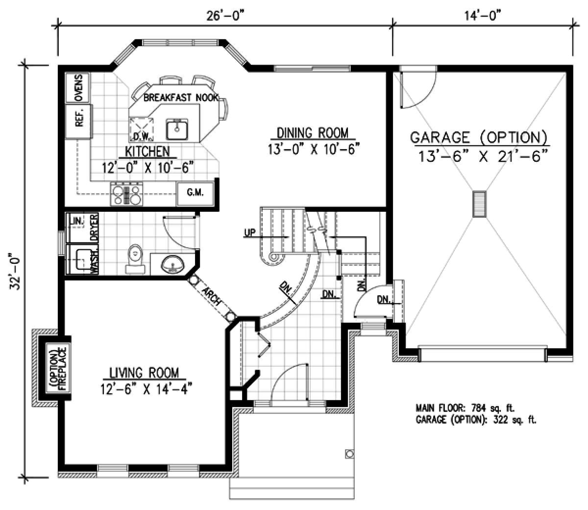 Floorplan 1 for House Plan #1785-00077