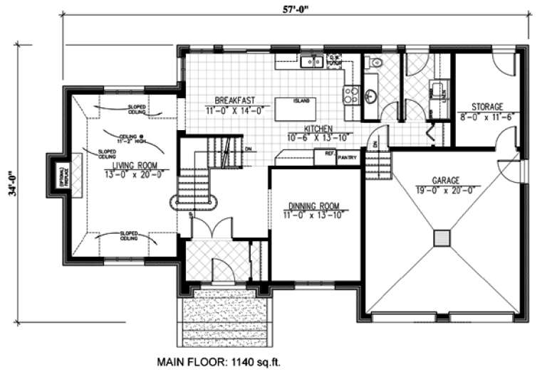 House Plan House Plan #9553 Drawing 1