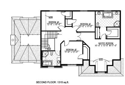 Floorplan 2 for House Plan #1785-00080