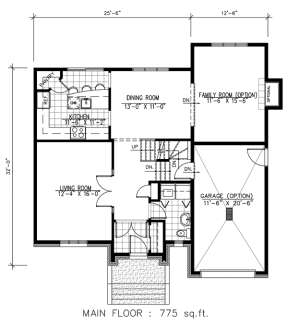 Floorplan 1 for House Plan #1785-00085