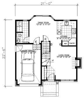 Floorplan 1 for House Plan #1785-00086