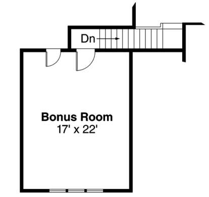 Floorplan 2 for House Plan #035-00297