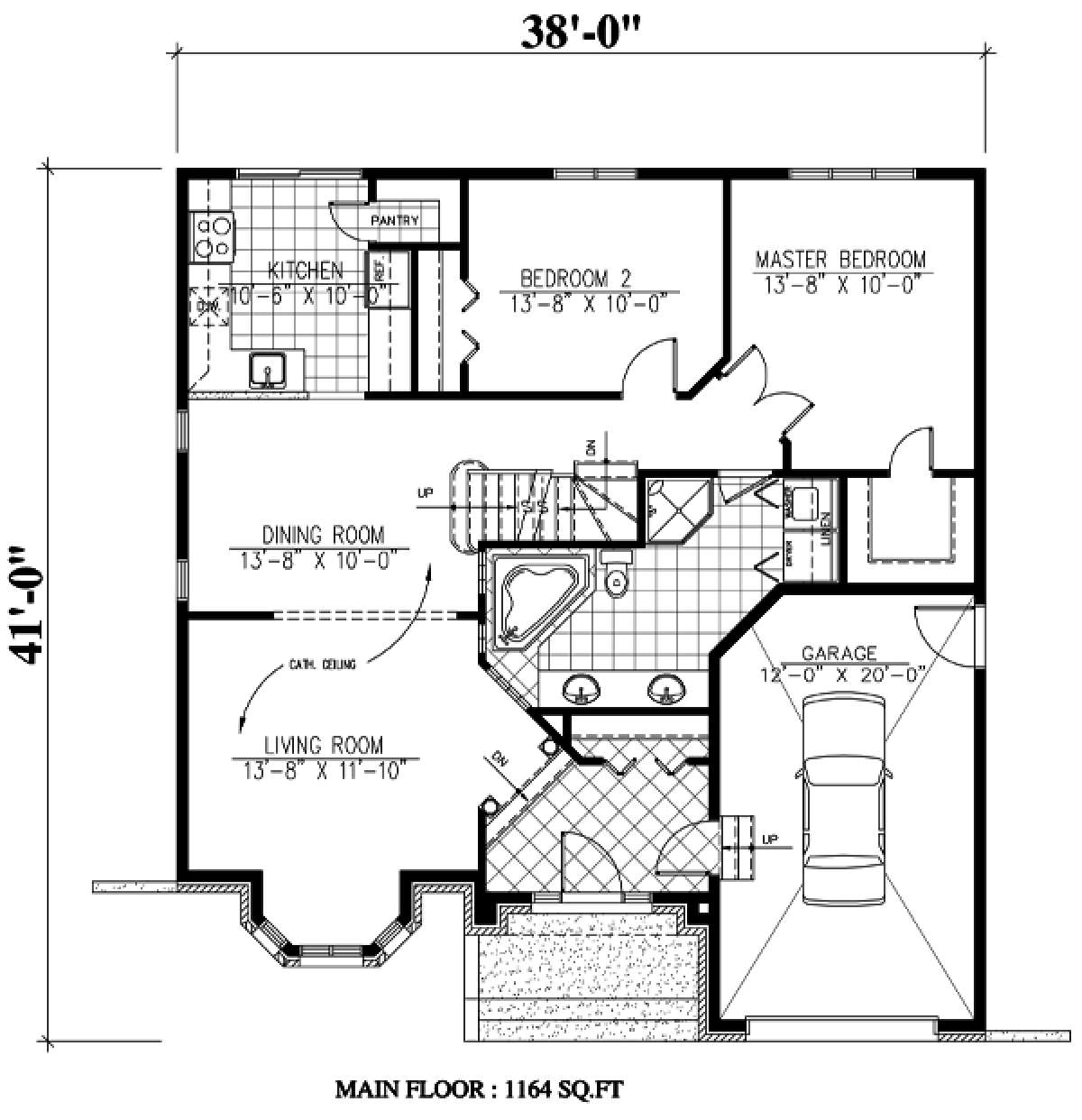 Floorplan 1 for House Plan #1785-00087