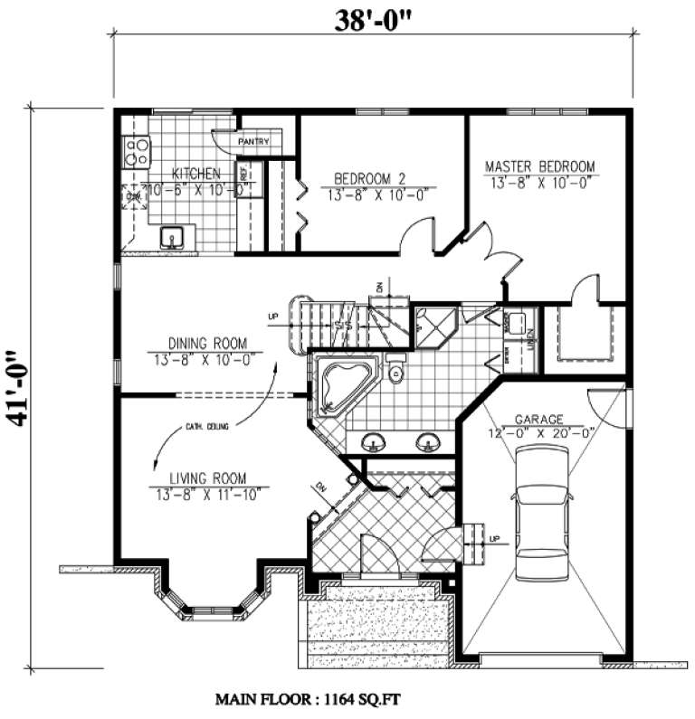 House Plan House Plan #9560 Drawing 1