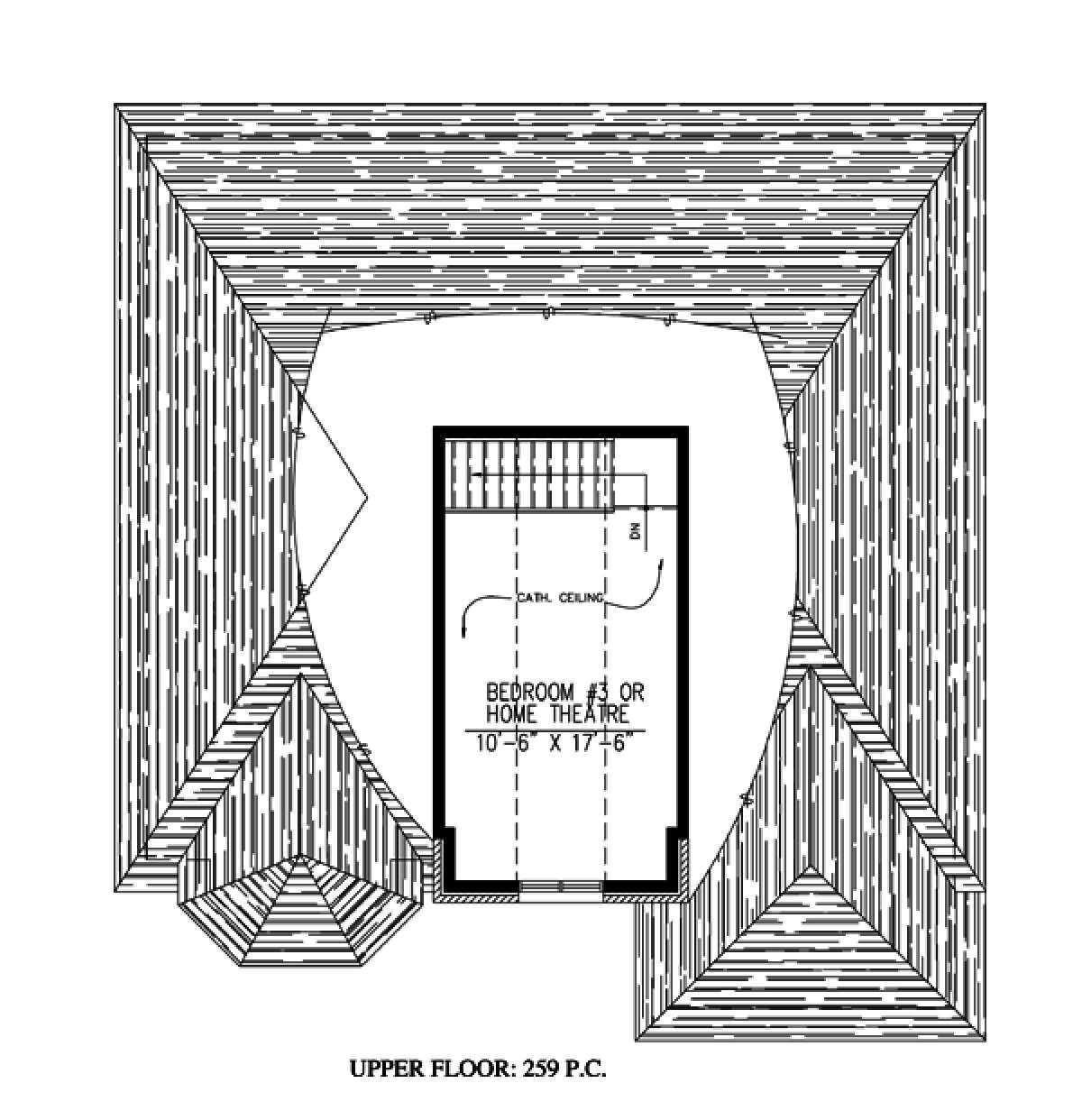 Floorplan 2 for House Plan #1785-00087