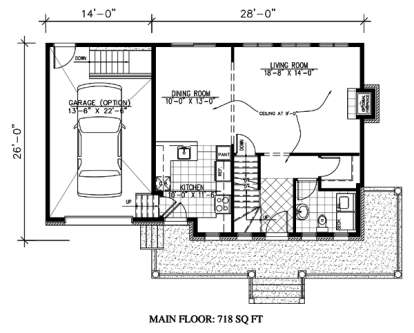 Floorplan 1 for House Plan #1785-00088