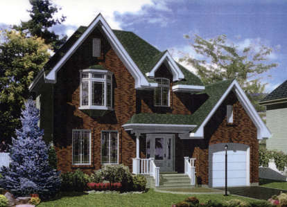 3 Bed, 1 Bath, 1436 Square Foot House Plan - #1785-00089