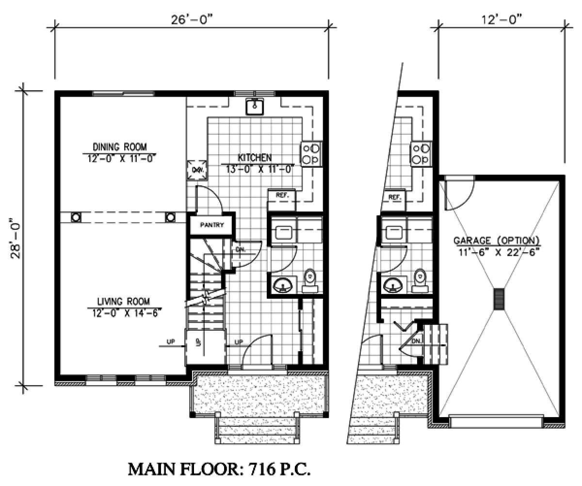 Floorplan 1 for House Plan #1785-00089