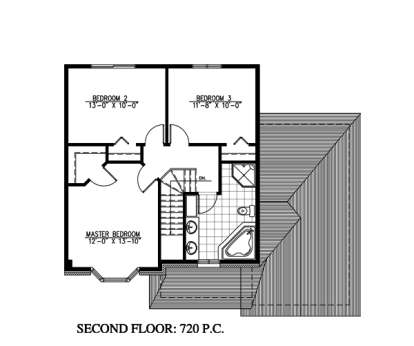 Floorplan 2 for House Plan #1785-00089