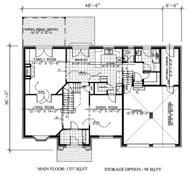 House Plan House Plan #9565 Drawing 1