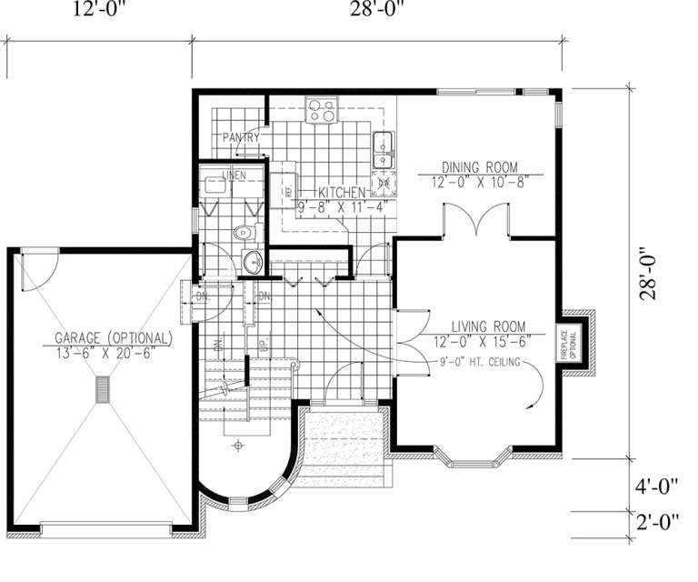House Plan House Plan #9566 Drawing 1