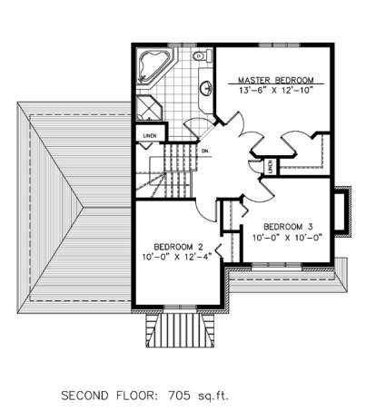 Floorplan 2 for House Plan #1785-00095