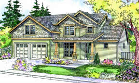 Craftsman House Plan #035-00298 Elevation Photo