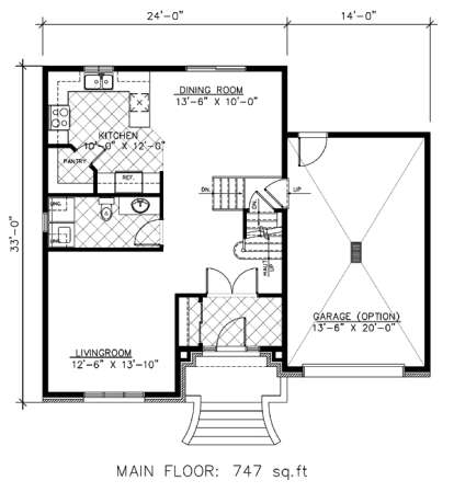 Floorplan 1 for House Plan #1785-00099
