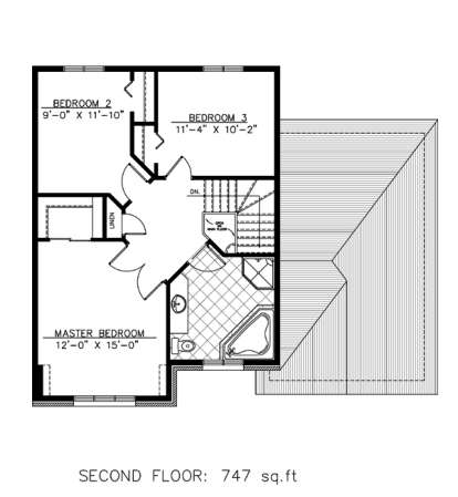 Floorplan 2 for House Plan #1785-00099