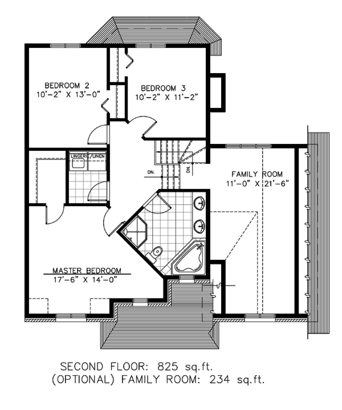 Floorplan 2 for House Plan #1785-00100