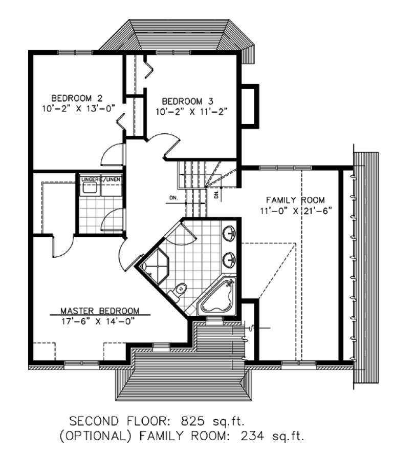 House Plan House Plan #9573 Drawing 2