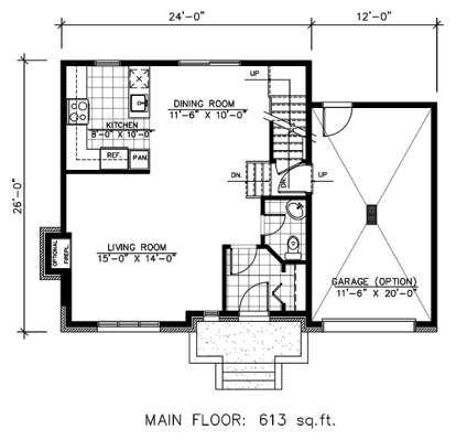 Floorplan 1 for House Plan #1785-00102