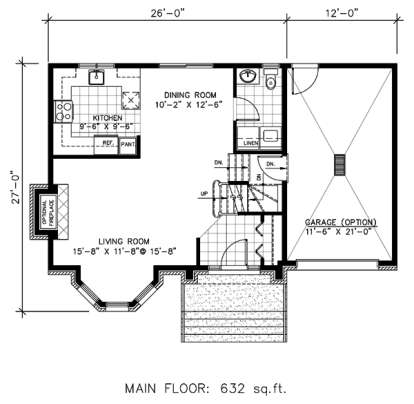Floorplan 1 for House Plan #1785-00106