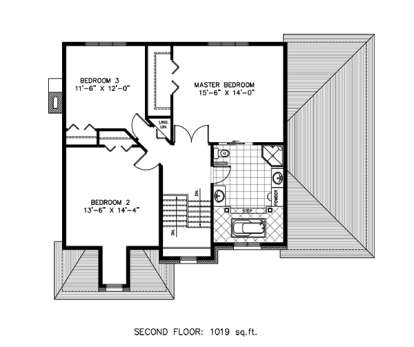 Floorplan 2 for House Plan #1785-00108