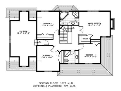 Floorplan 2 for House Plan #1785-00109