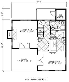 Floorplan 1 for House Plan #1785-00112