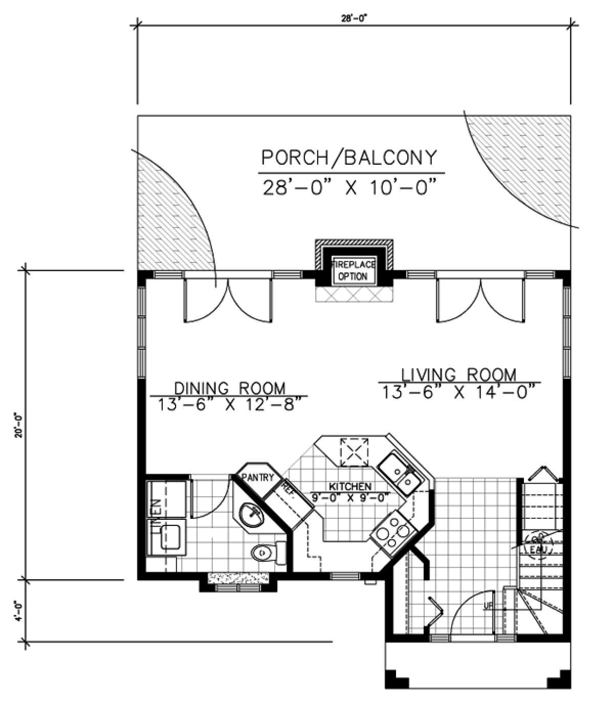 Floorplan 1 for House Plan #1785-00113