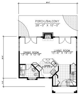 Floorplan 1 for House Plan #1785-00113
