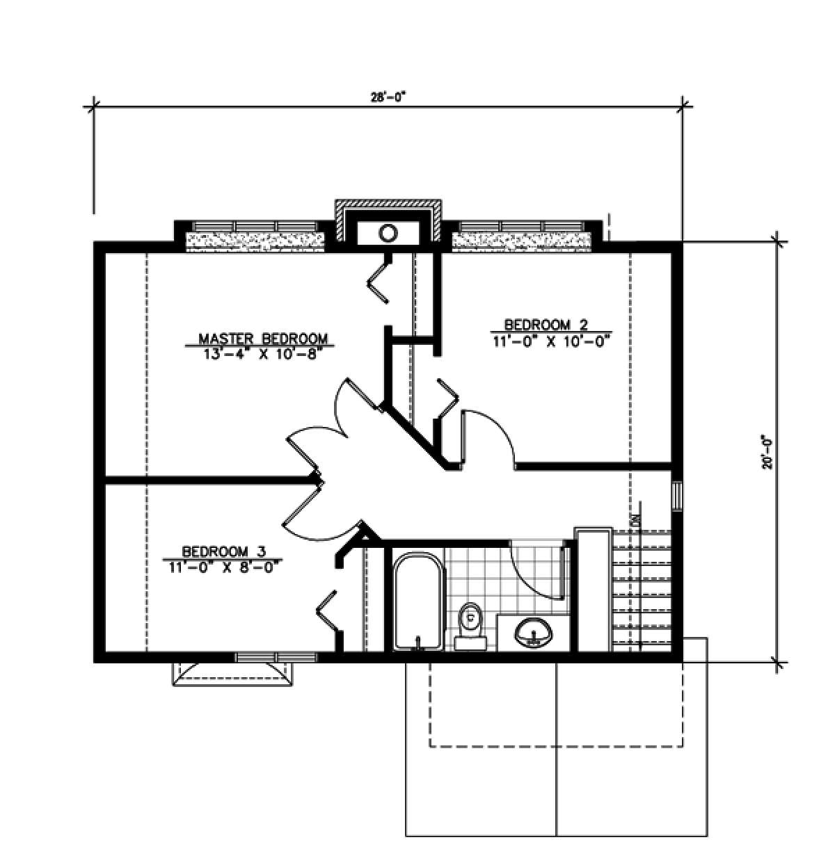 Floorplan 2 for House Plan #1785-00113