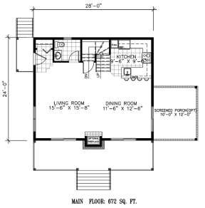 Floorplan 1 for House Plan #1785-00114