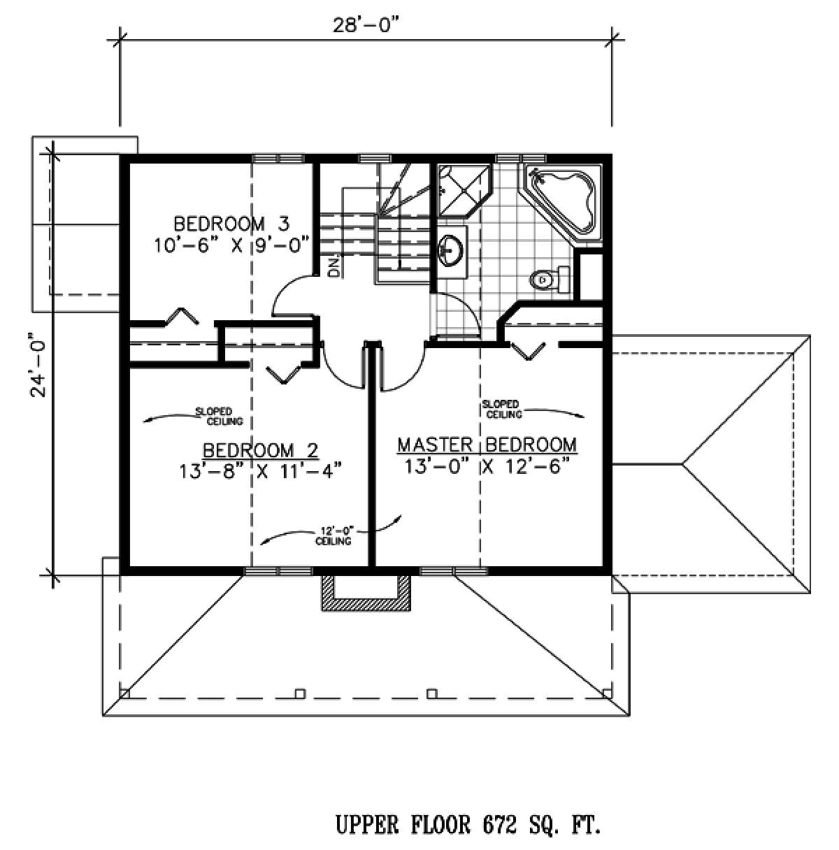 Floorplan 2 for House Plan #1785-00114