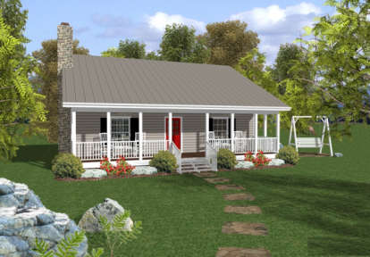 Cottage House Plan #036-00005 Elevation Photo