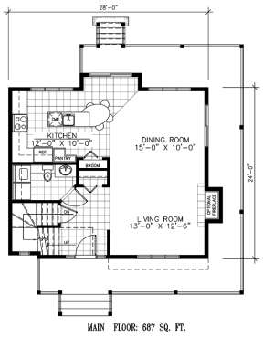 Floorplan 1 for House Plan #1785-00119