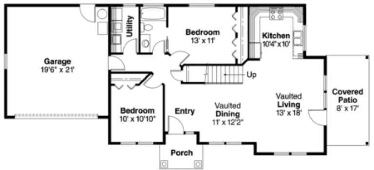 House Plan House Plan #960 Drawing 1