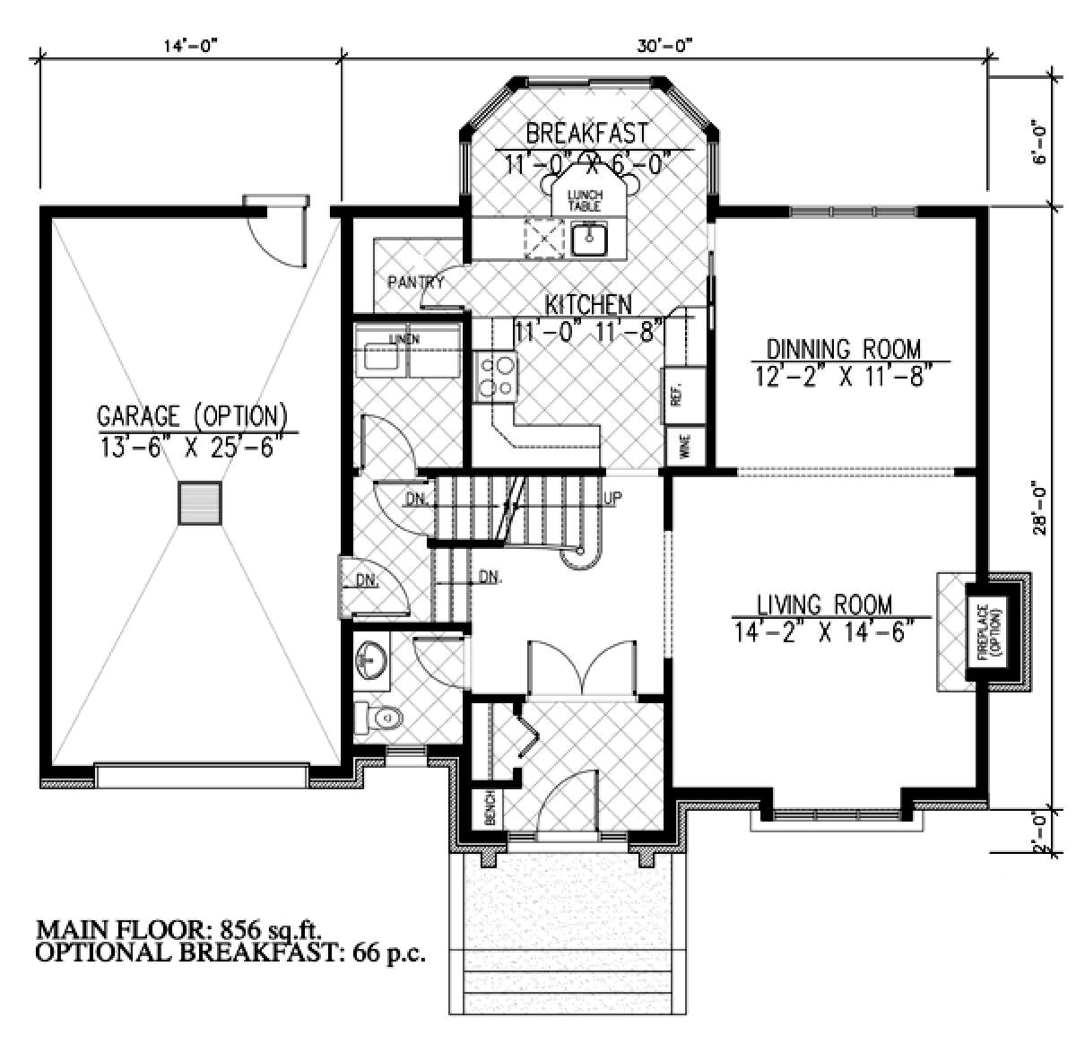 Floorplan 1 for House Plan #1785-00127