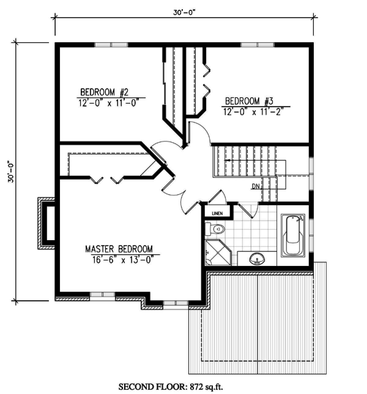 Floorplan 2 for House Plan #1785-00128